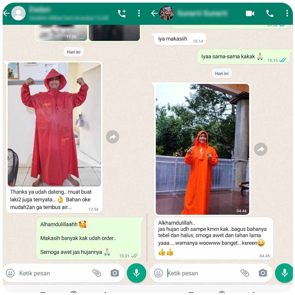 Testimoni Jas Hujan Syar'i (1)