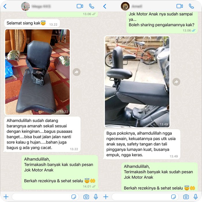 JOK MOTOR ANAK - 1